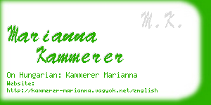 marianna kammerer business card